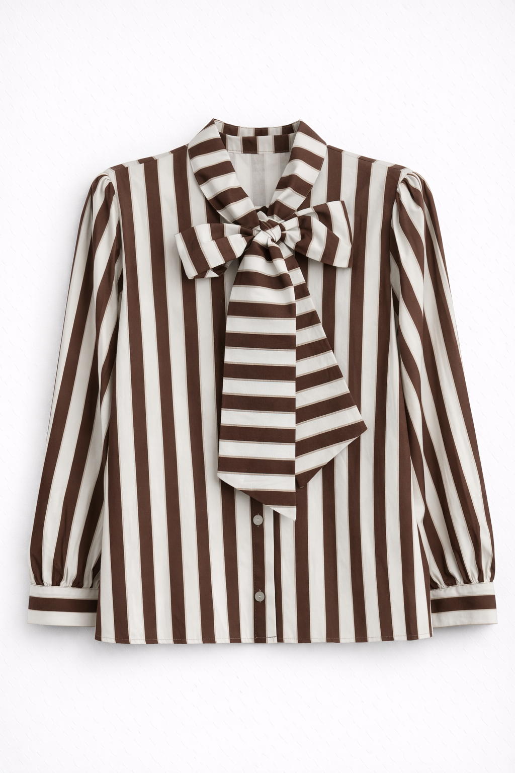 Camisa Lazada Rayas Marrón