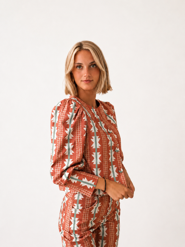 Chaqueta Margaux Teja