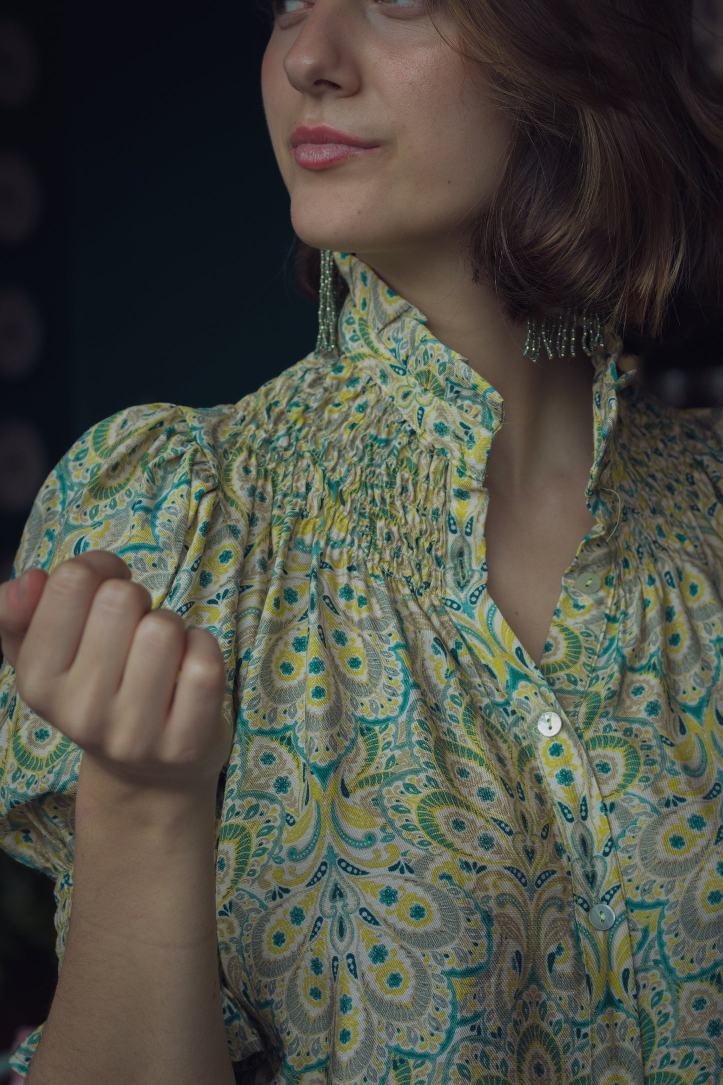 Beatrix Green Shirt