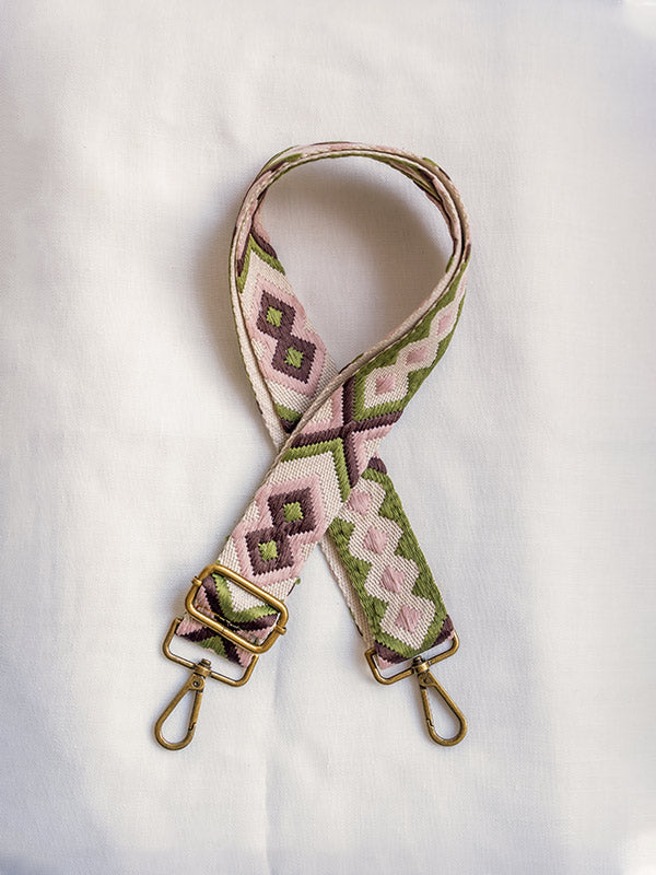 Green, Pink and Brown Strap