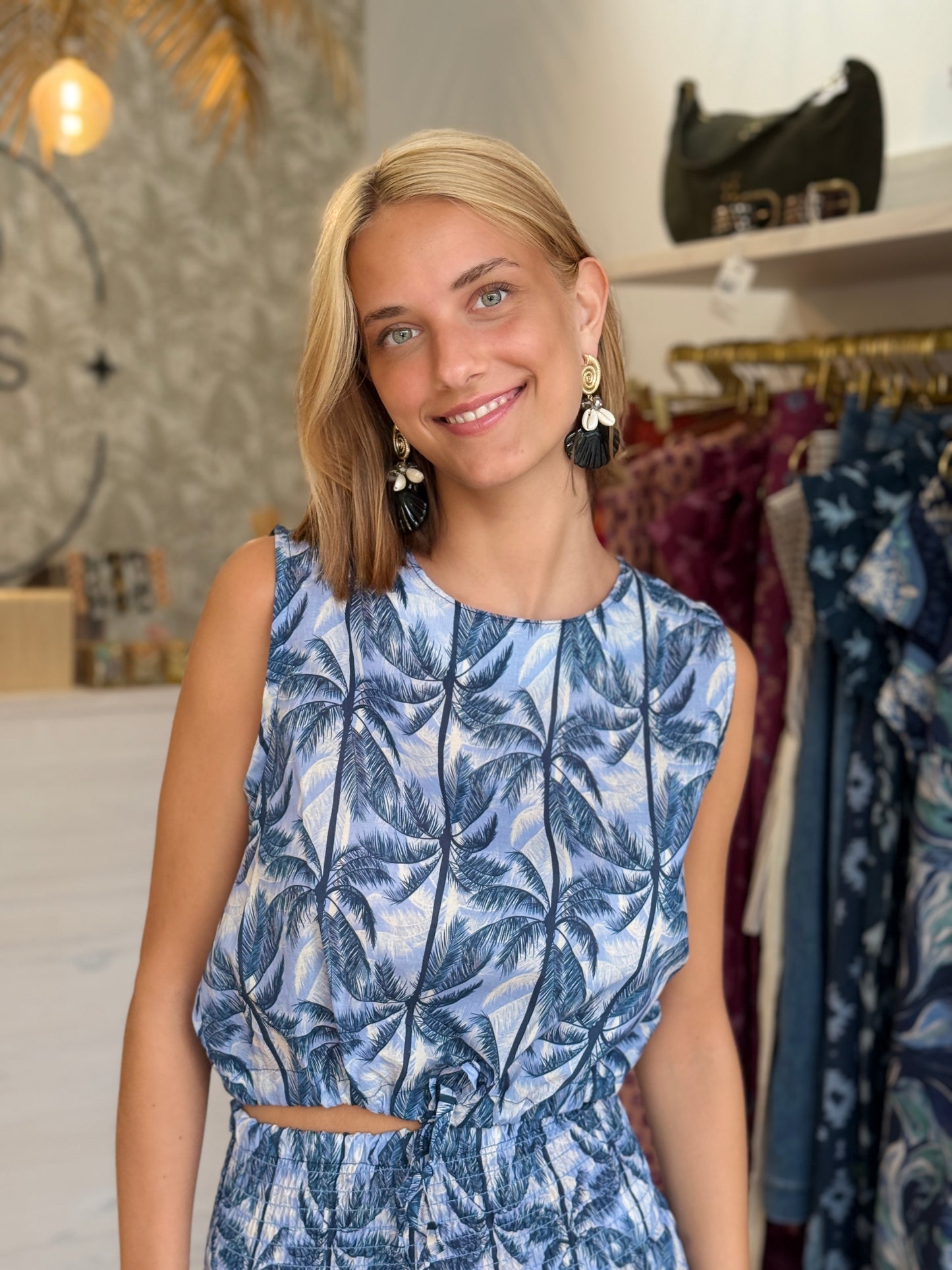 Total Look Palmeras Azul