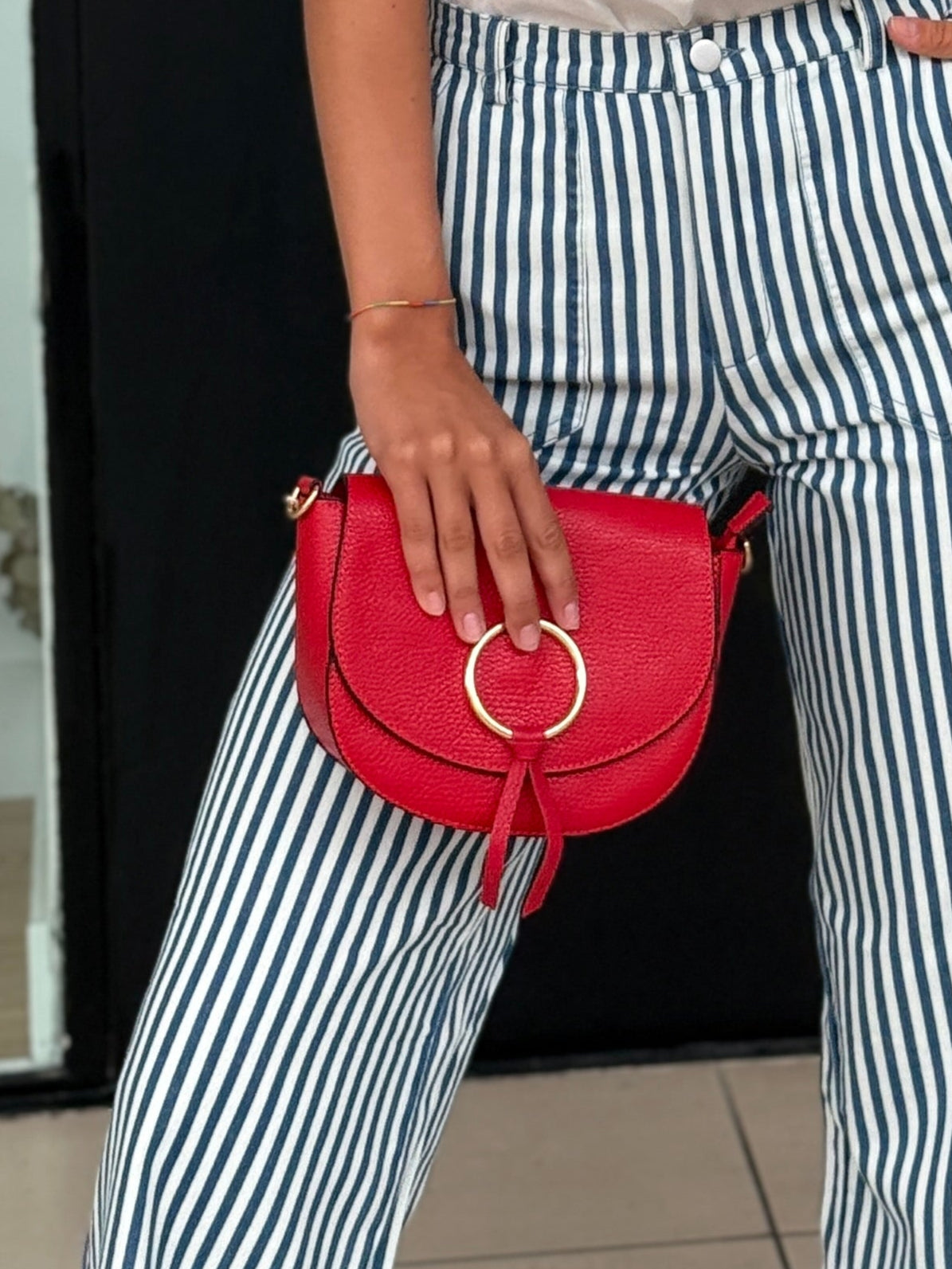 Bolso Anilla Rojo
