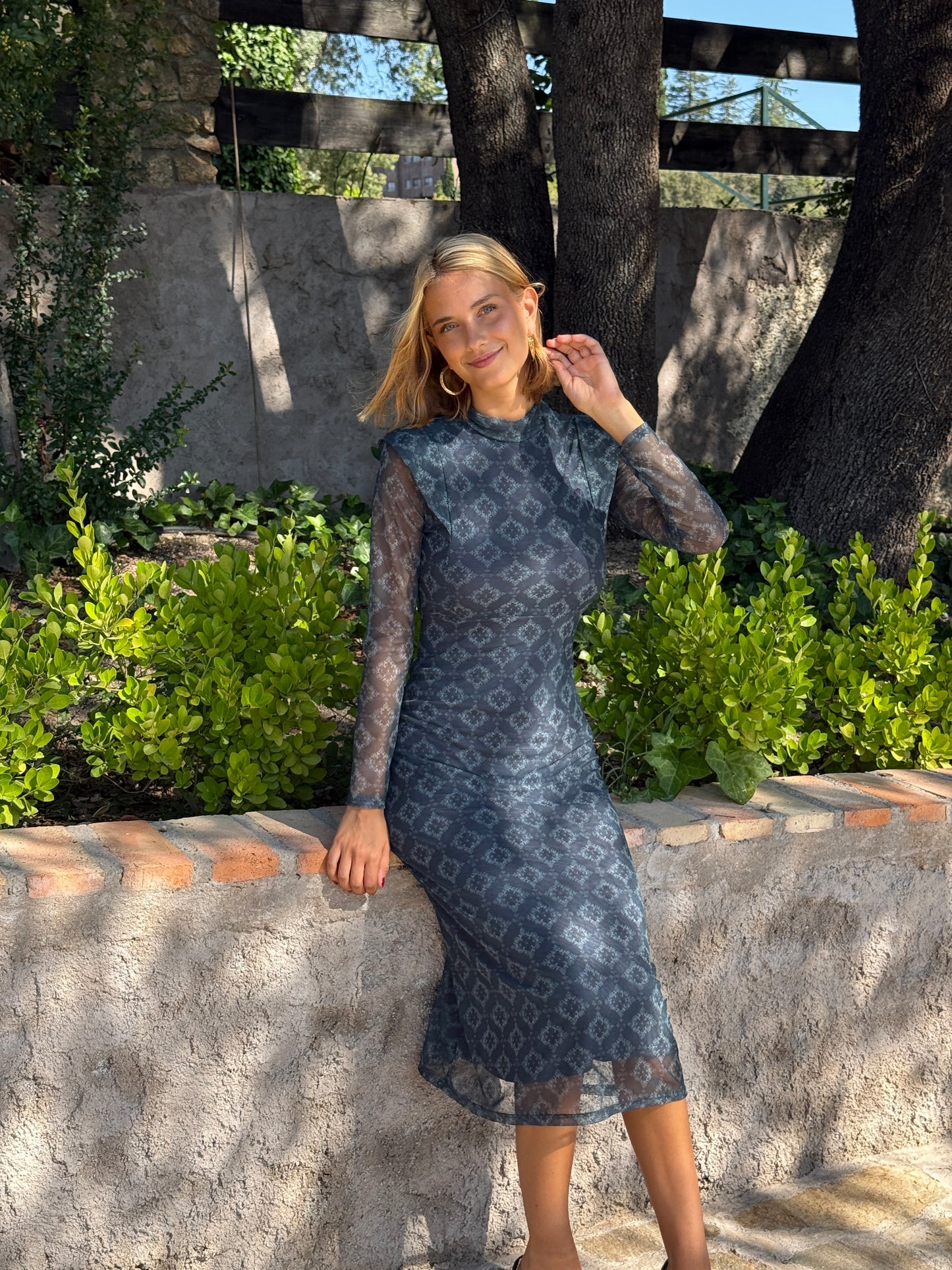 Vestido Jaipur Gris Antracita
