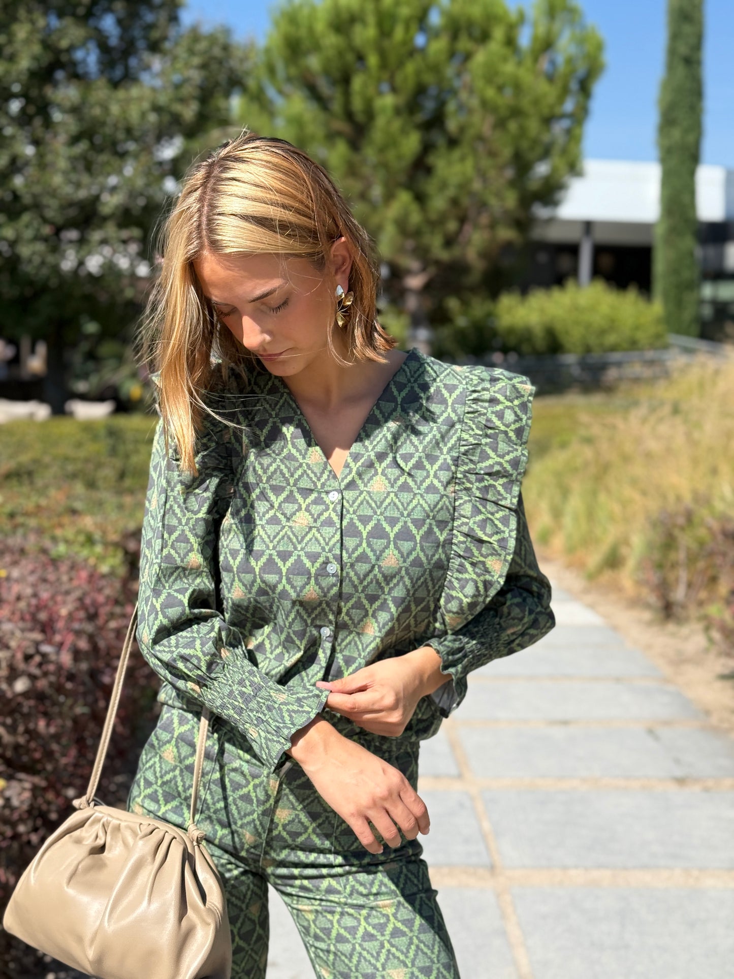 Beatrix Green Shirt