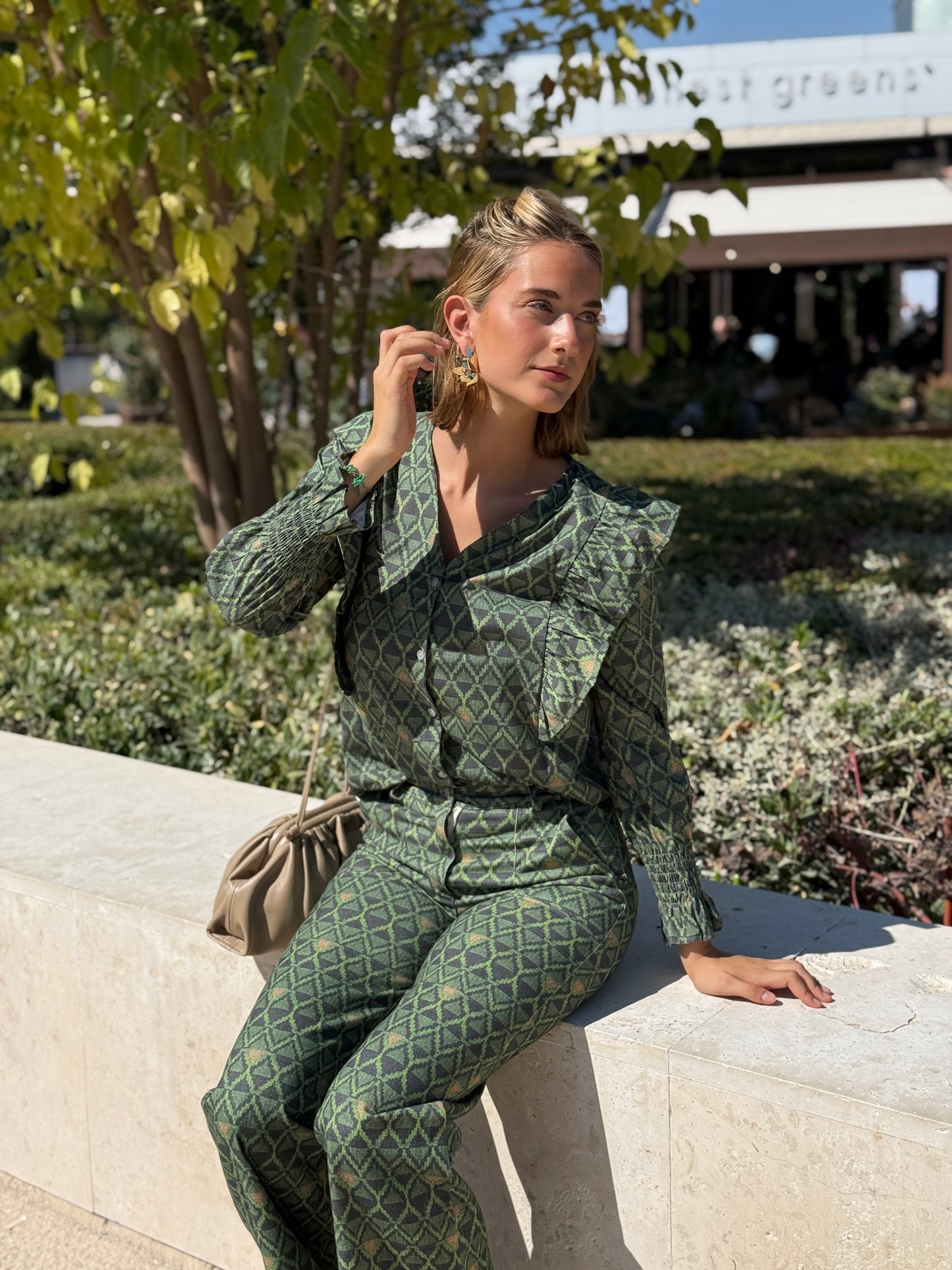 Beatrix Green Shirt