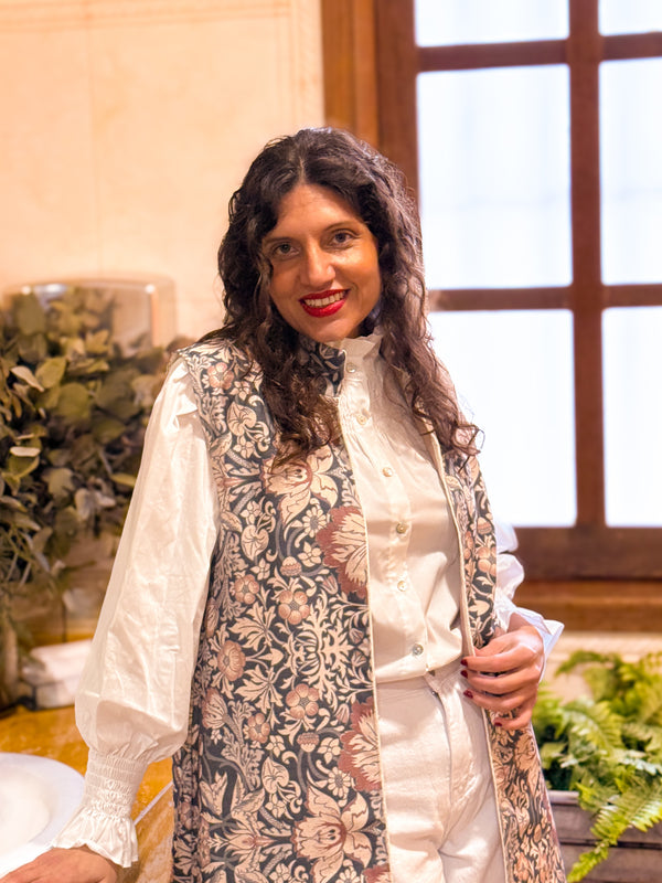 Chaleco Ginebra Reversible Azul y Rosa