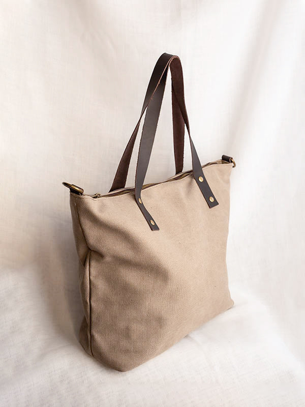 Dark Taupe Magnolia Bag