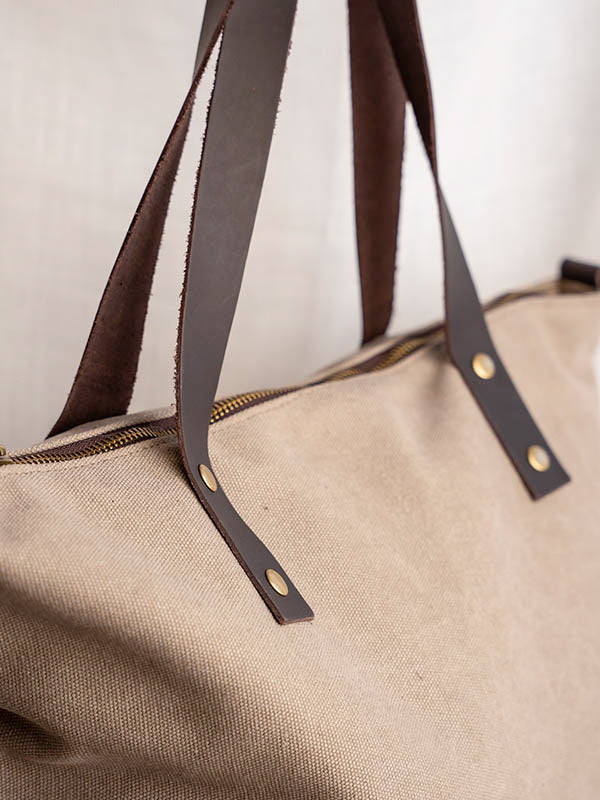 Dark Taupe Magnolia Bag