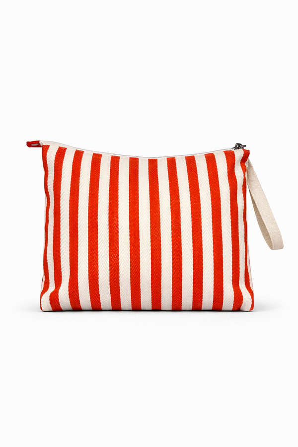 Neceser Playa Rayas Rojas