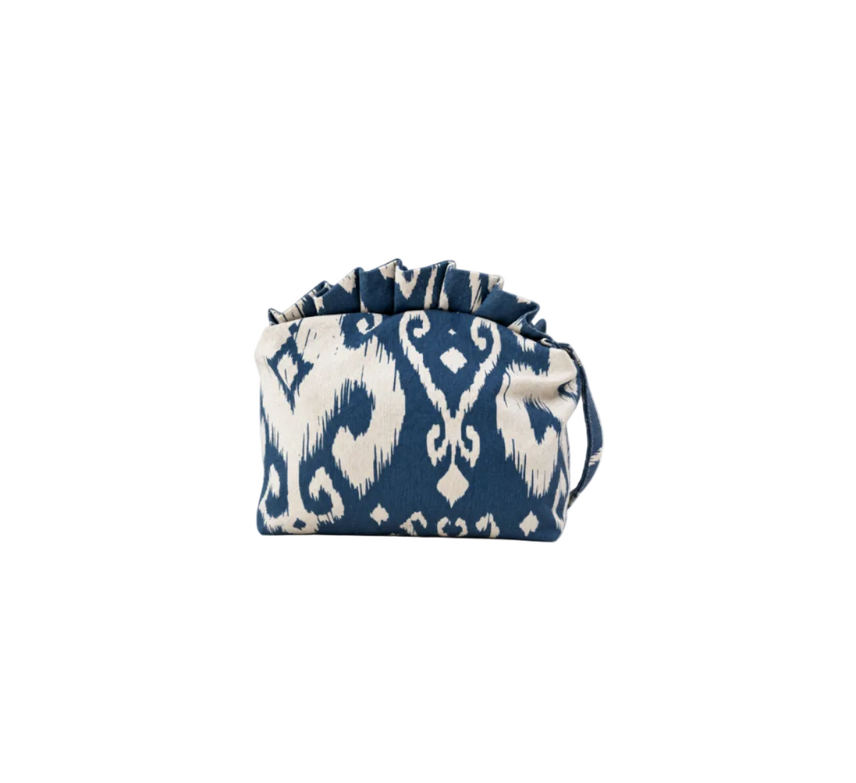 Neceser Pequeño Tapicería Ikat Azul