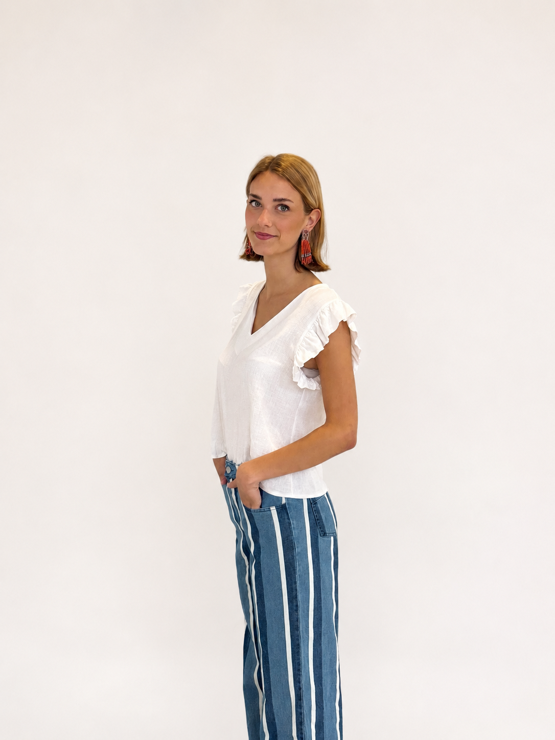 Pantalón Rayas Azules