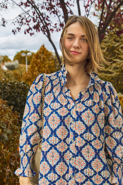 Vestido Cerdeña Azul