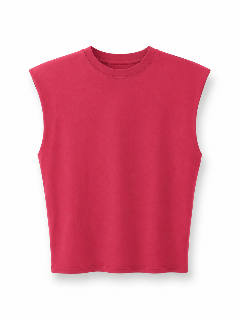 Camiseta Hombrera Fresa