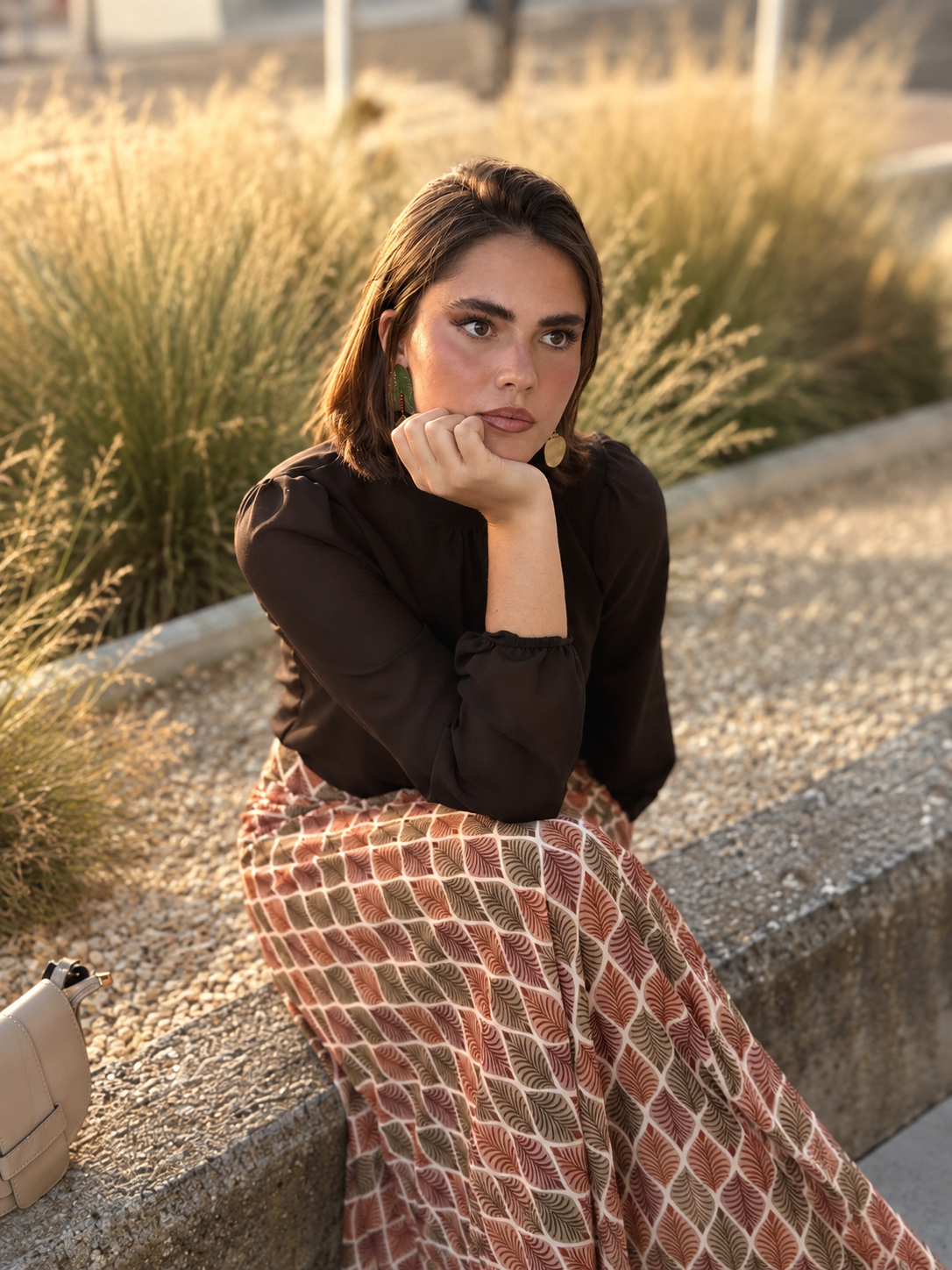 Camisa Amelie Marrón
