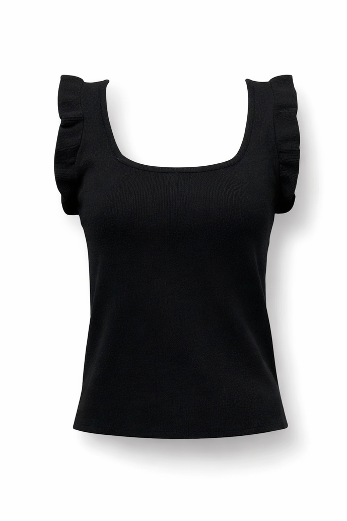 Top Punto Volante Negro