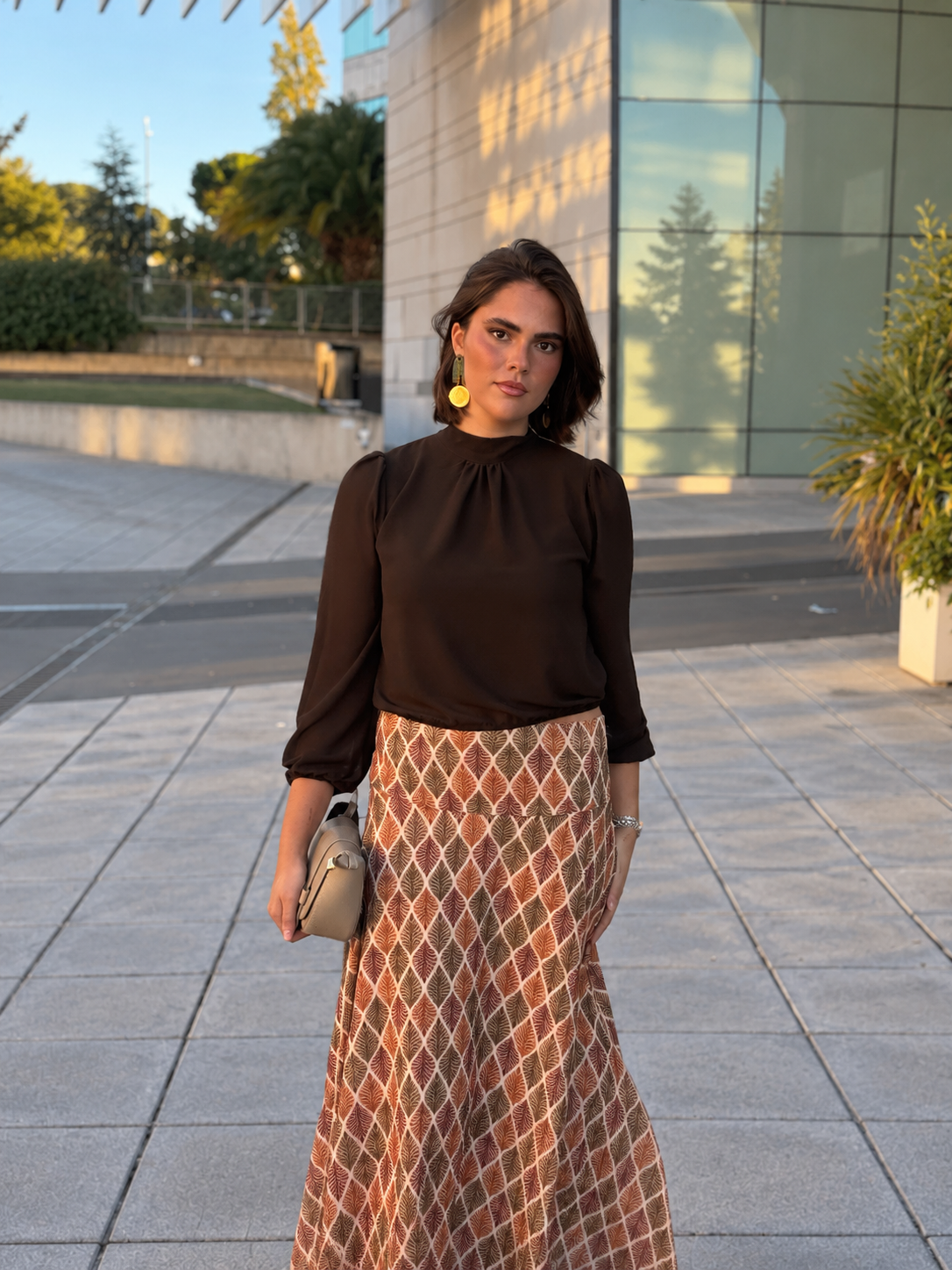 Camisa Amelie Marrón