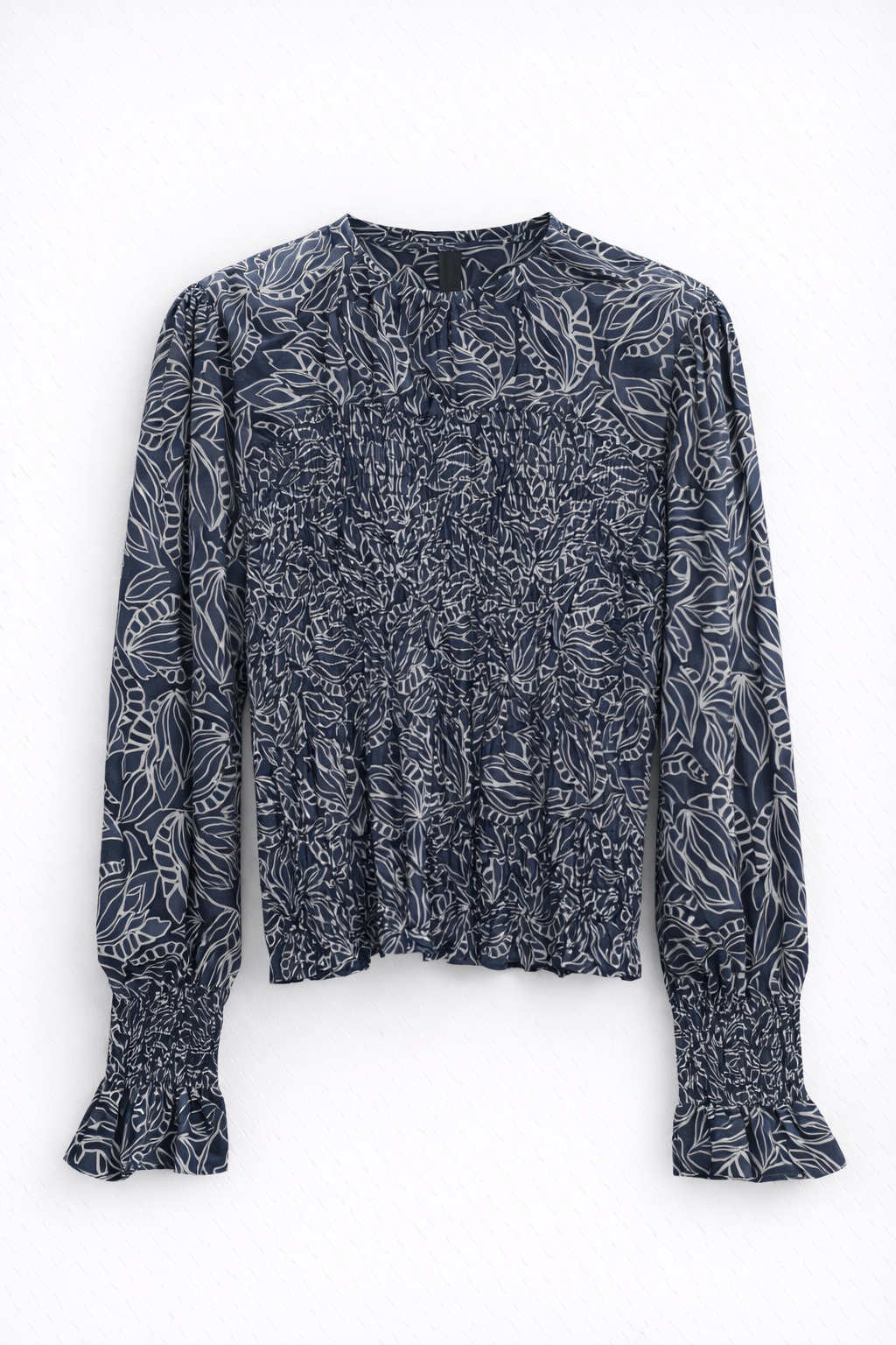 Camisa Amber Hojas Azul