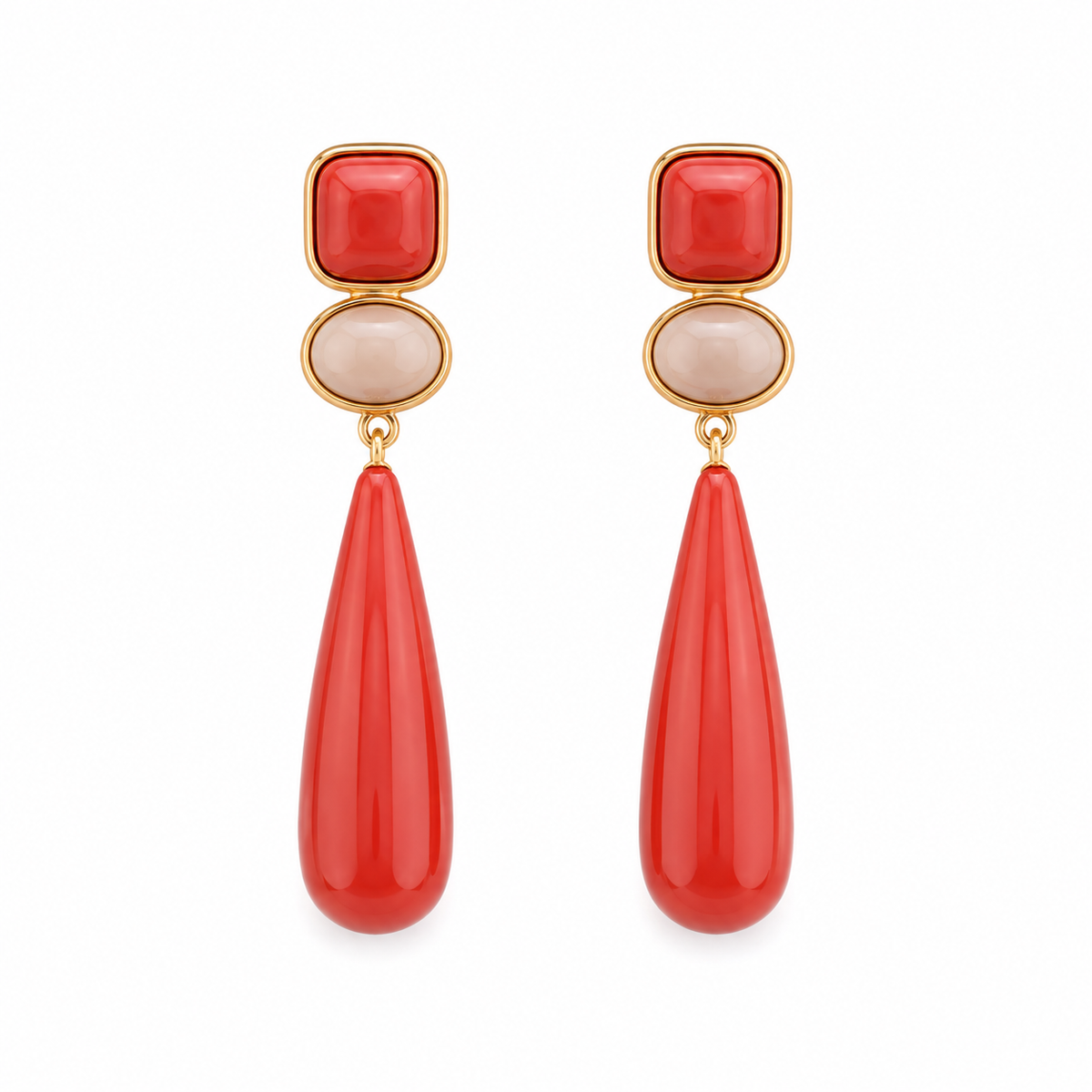 Pendientes Gota Teja
