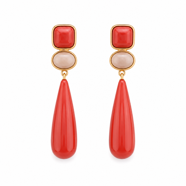 Pendientes Gota Teja