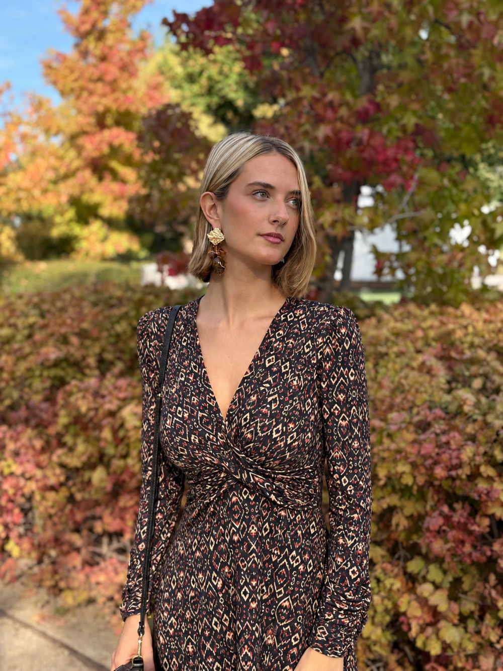 Vestido Adele Étnico Gris