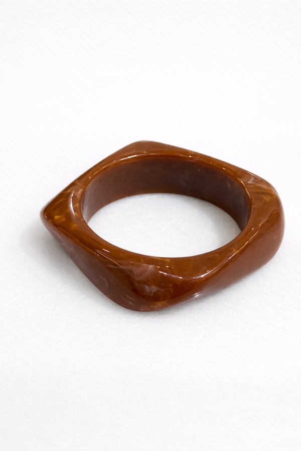 Pulsera Resina Marrón