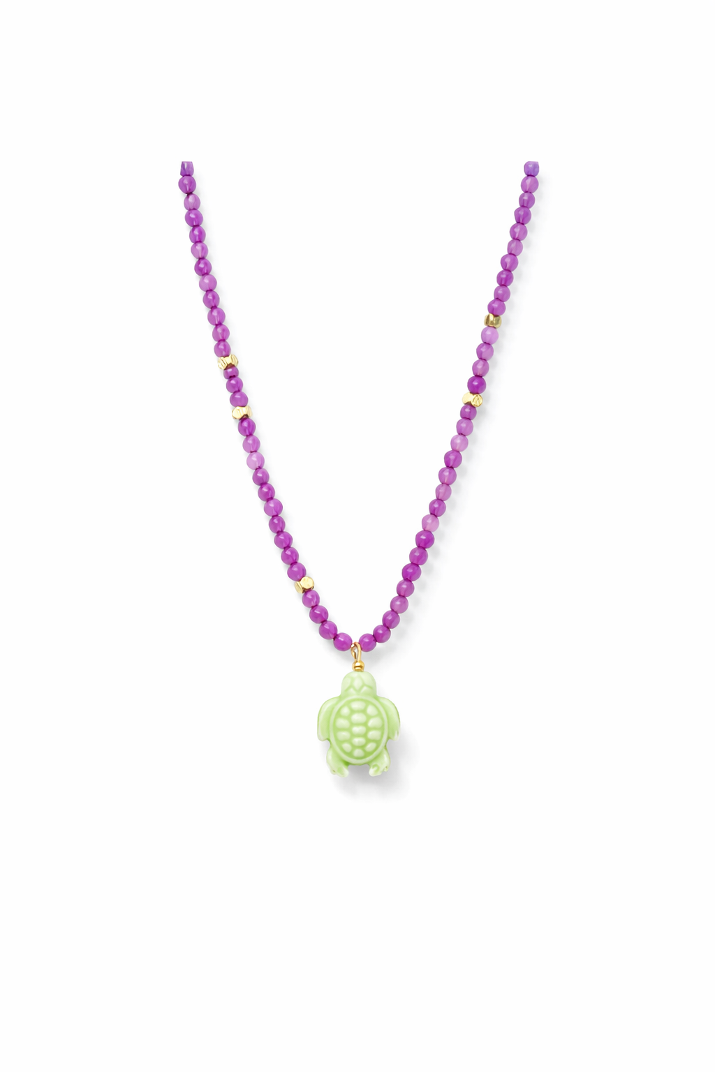 Gargantilla Cerámica Tortuga Verde