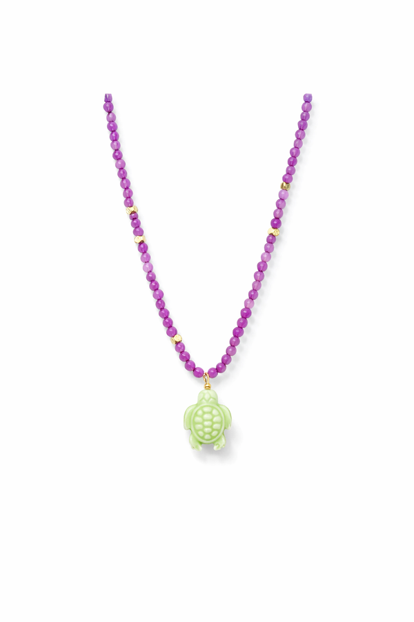 Gargantilla Cerámica Tortuga Verde