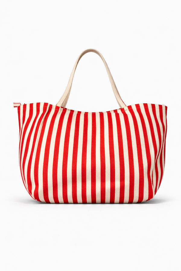 Bolsa Playa Rayas Rojas