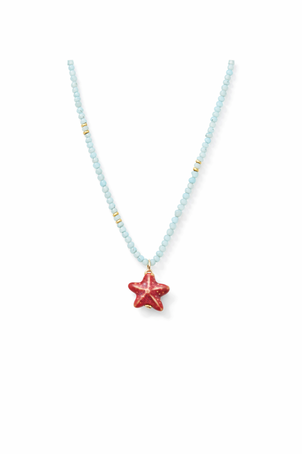 Gargantilla Cerámica Estrella Roja