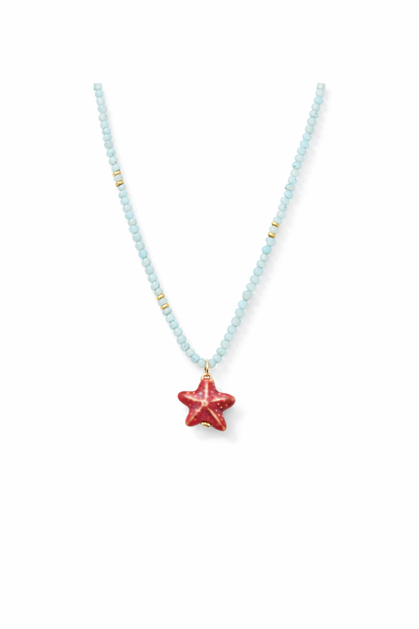 Gargantilla Cerámica Estrella Roja