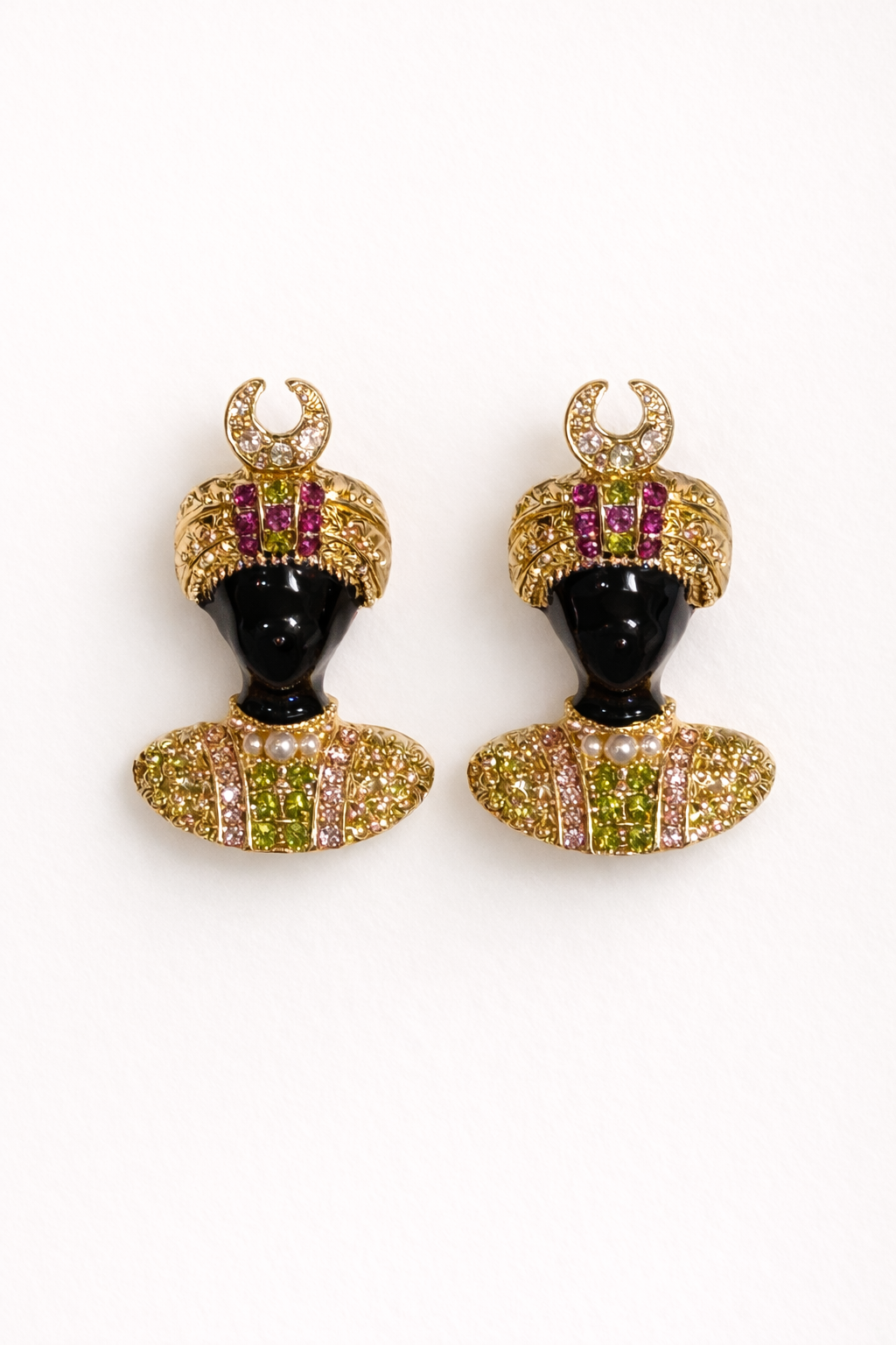 Pendientes Étnicos Busto Africano