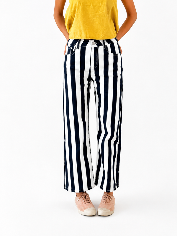Pantalón Rayas Marino