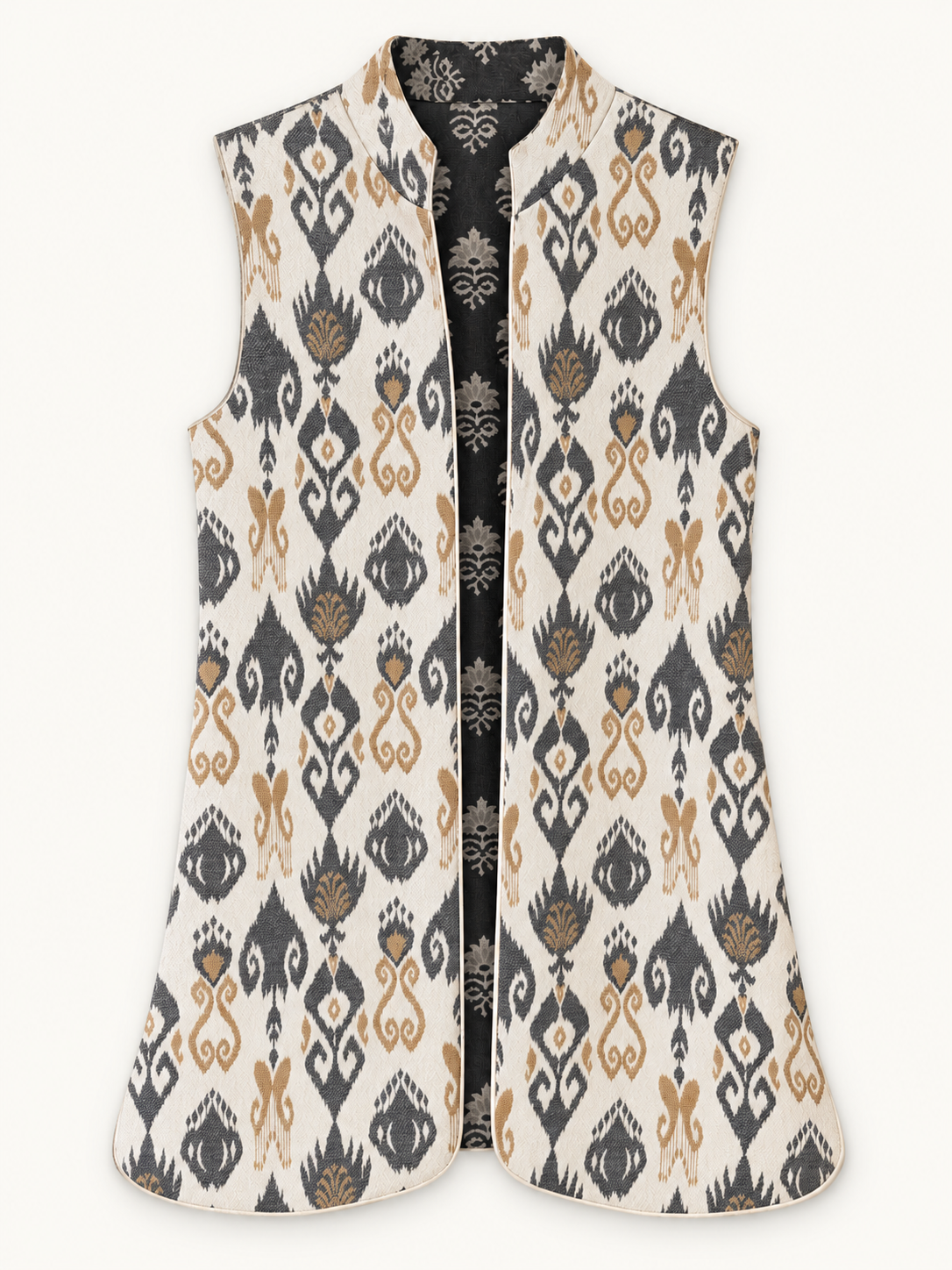 9MÁS5 Green and Rustic Beige Vest