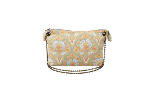 Bolso Ginebra Amarillo Flores