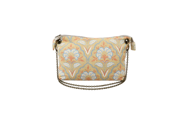 Bolso Ginebra Amarillo Flores