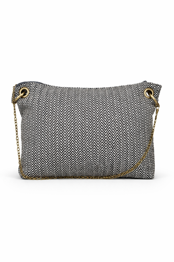 Bolso Ginebra Espiga Negro