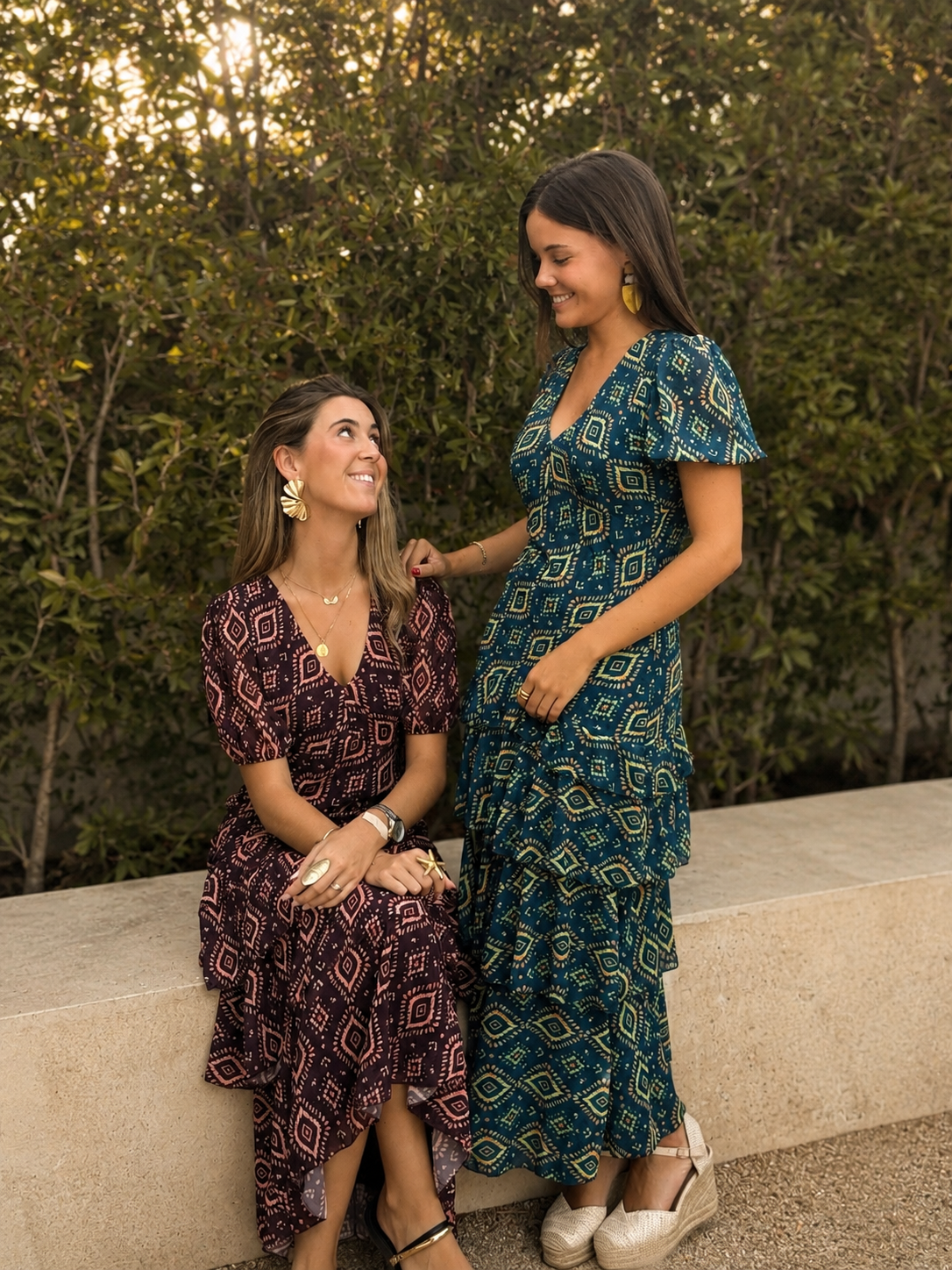 Vestido Positano Berenjena