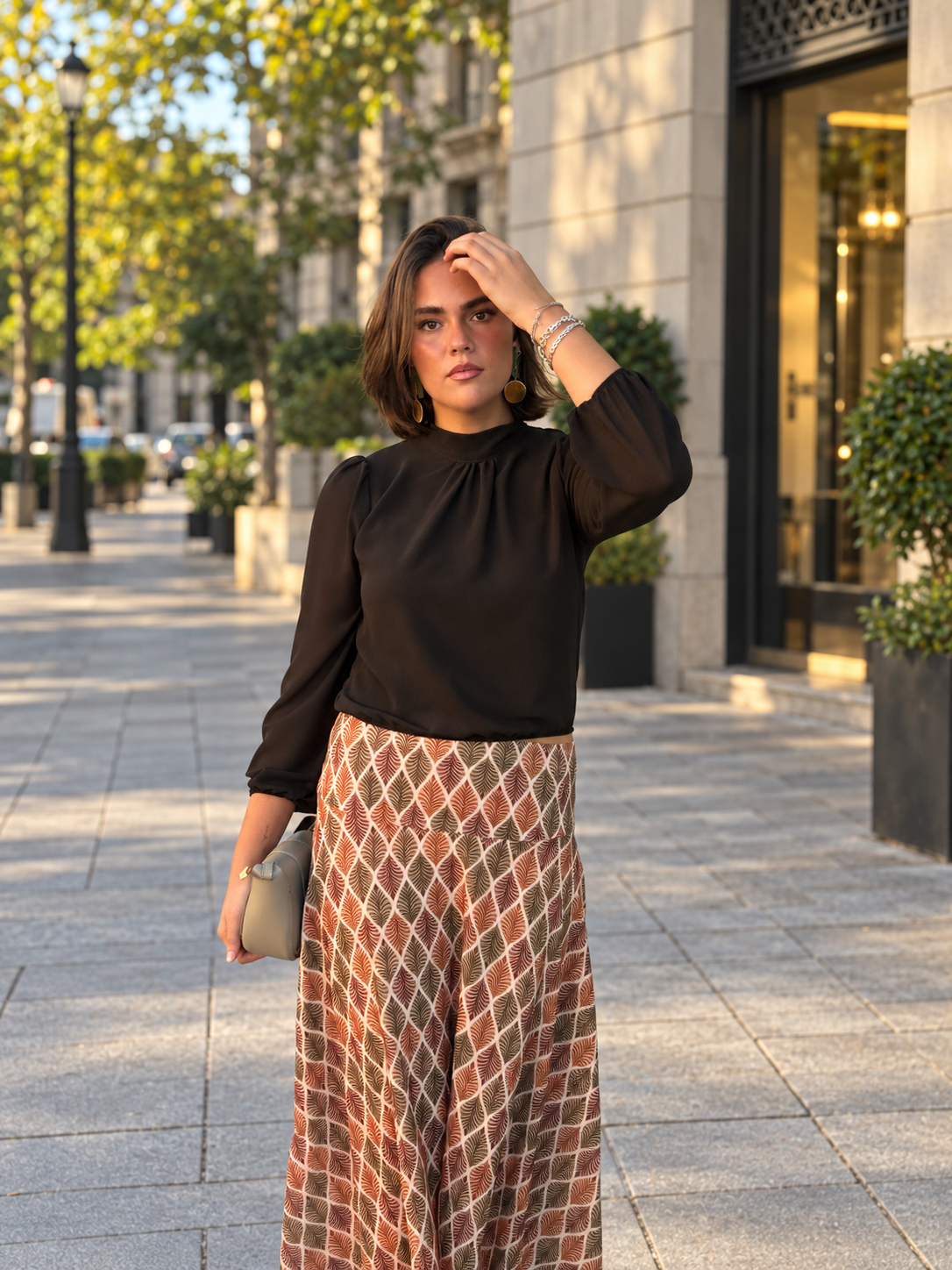 Camisa Amelie Marrón