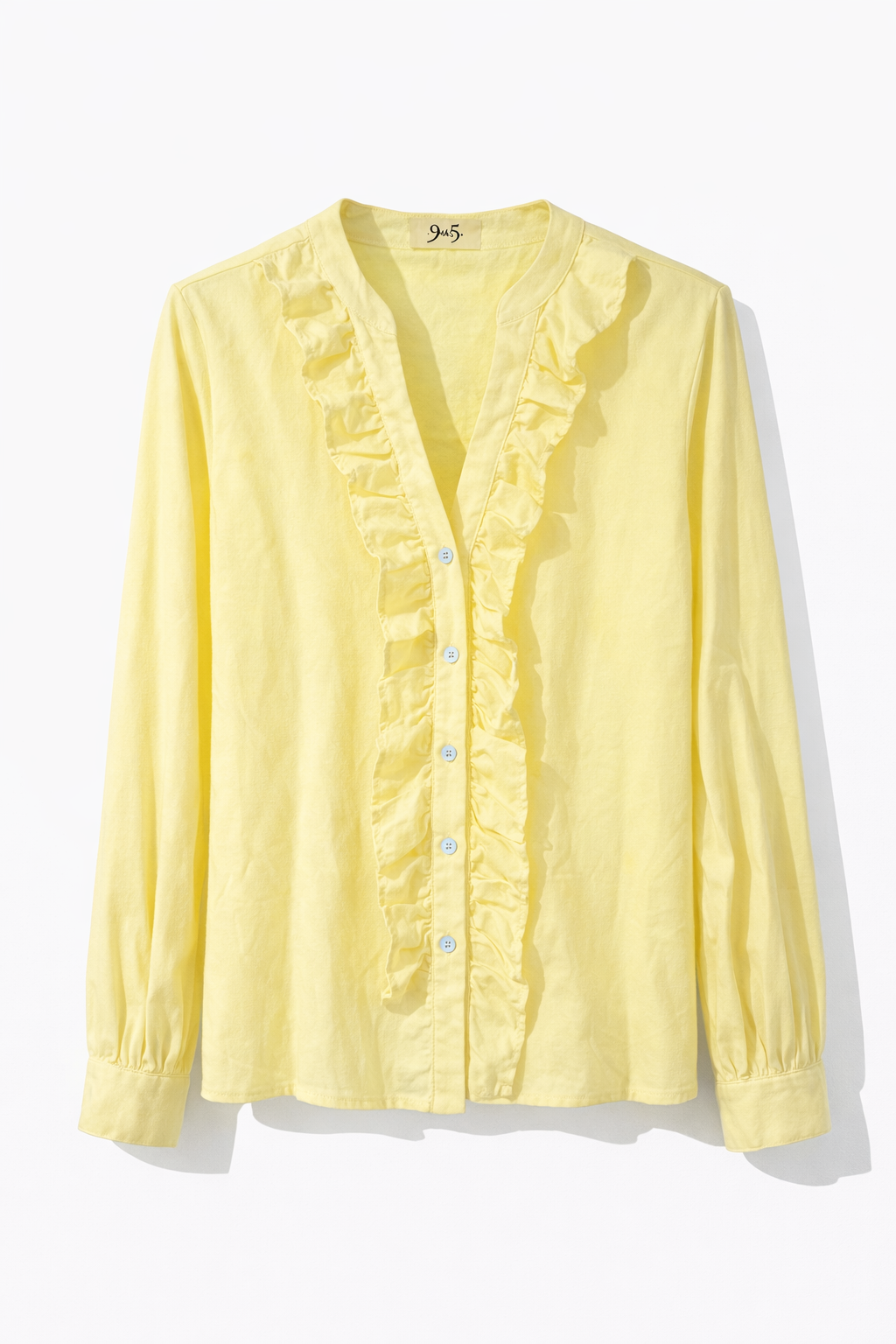 Camisa Lisa Amarilla