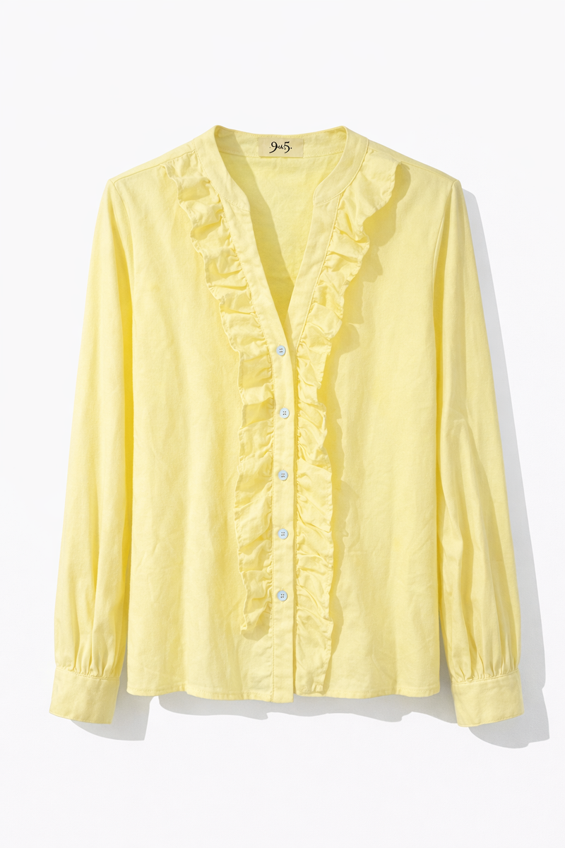 Camisa Lisa Amarilla