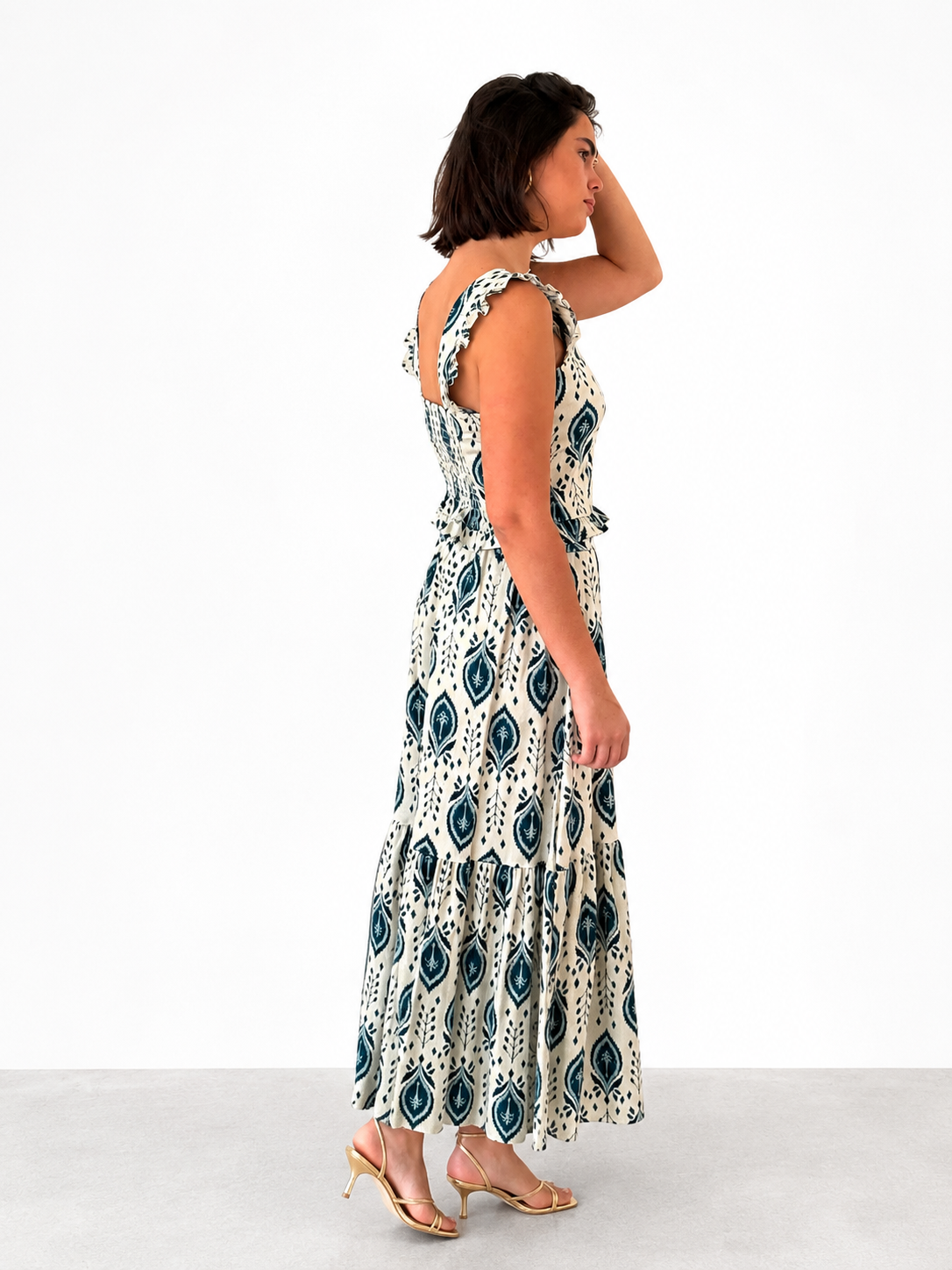 Total Look Ikat Verde