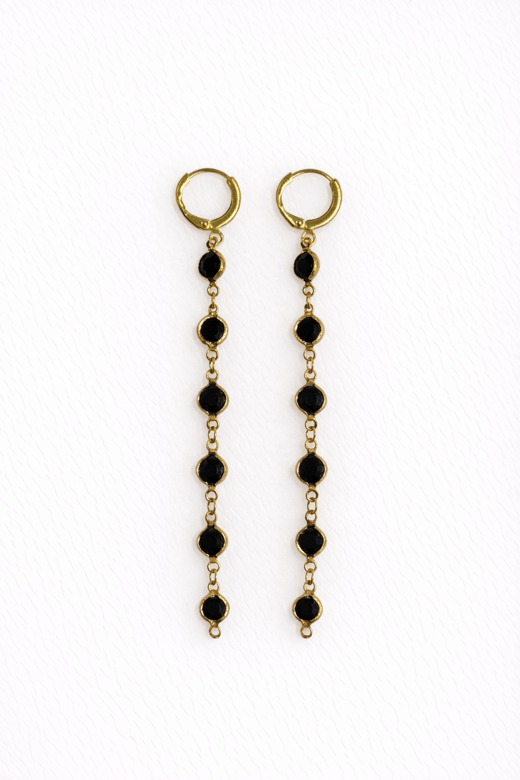 Pendientes Cristal Negro