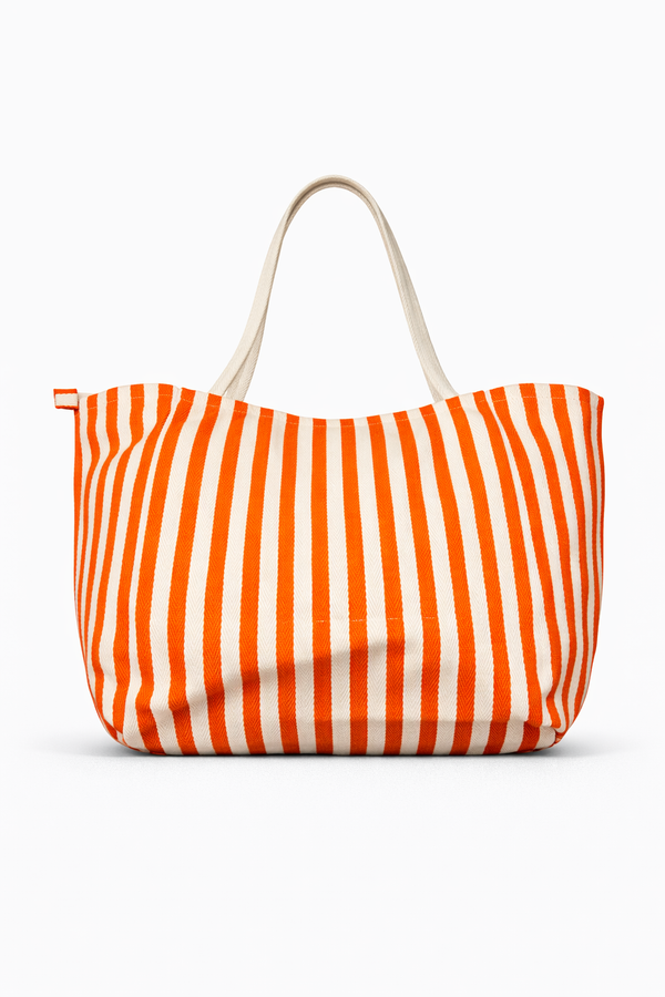 Bolsa Playa Rayas Naranjas