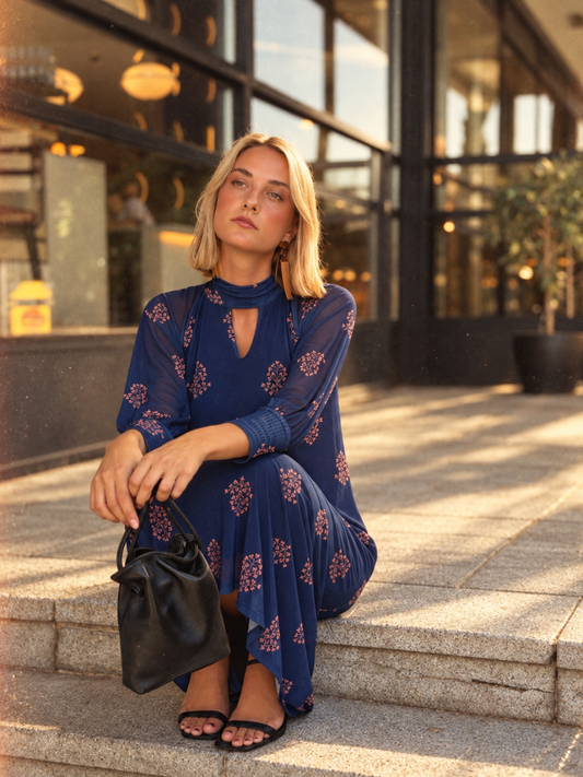 Vestido Josephine Azul