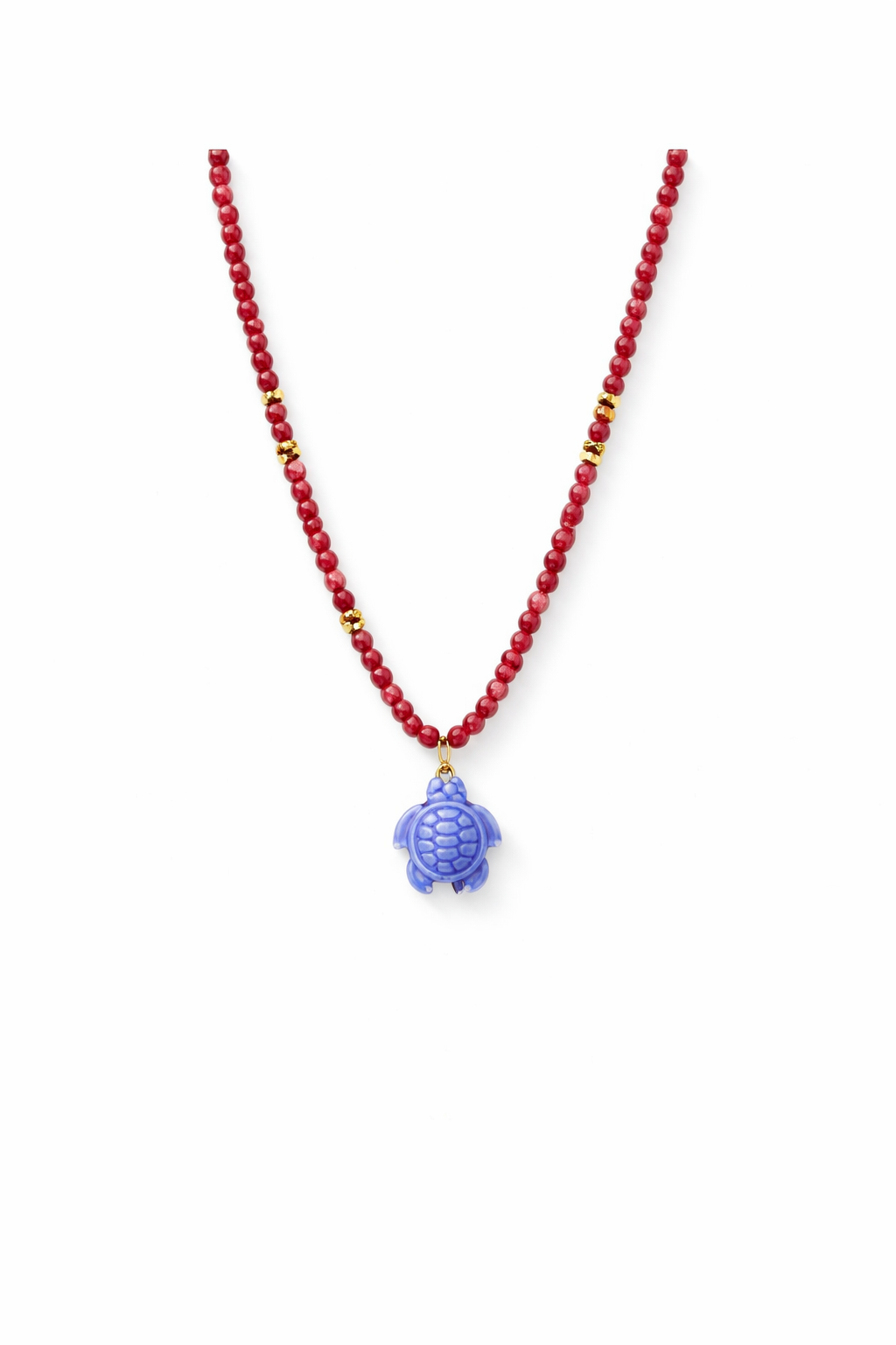 Gargantilla Cerámica Tortuga Azul