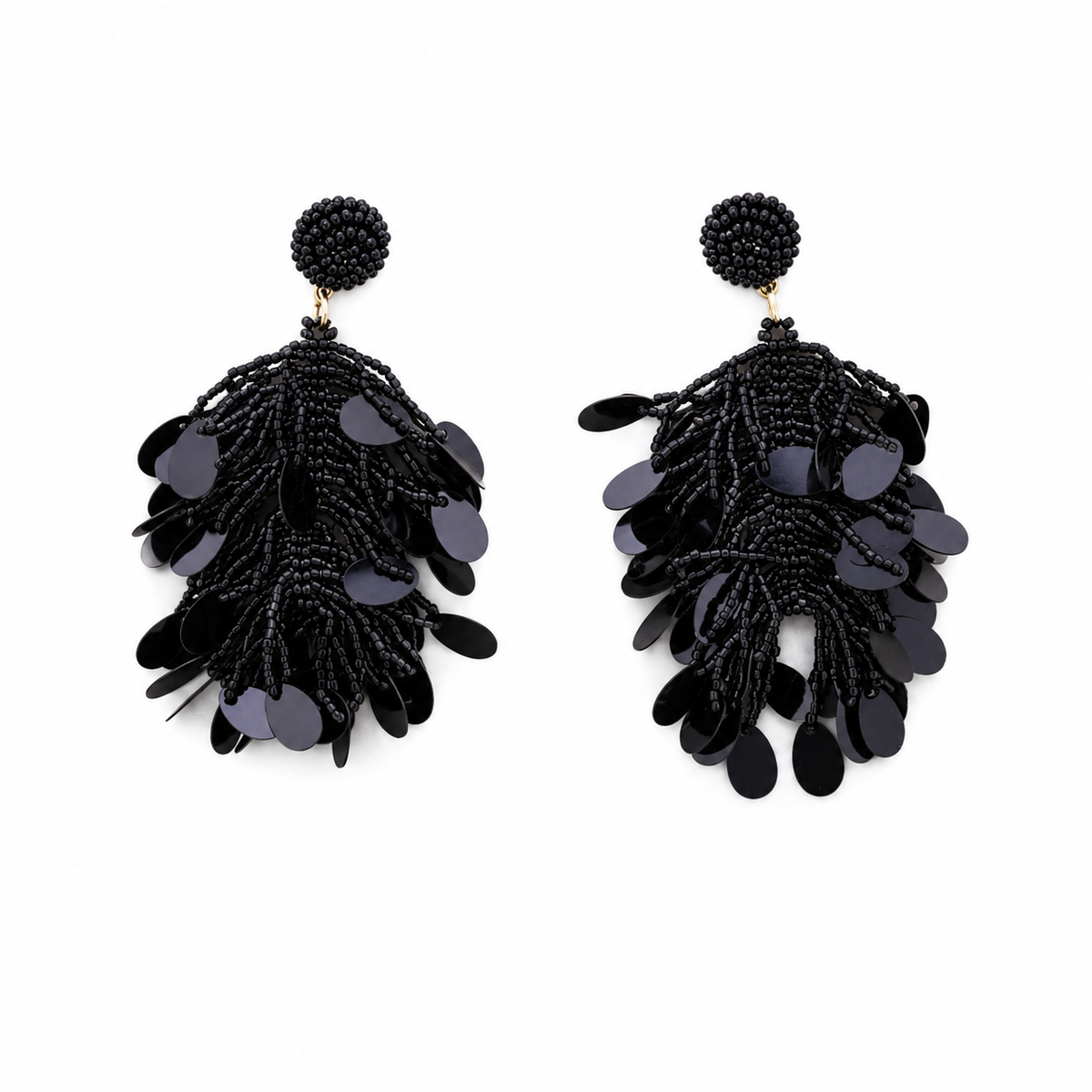 Pendientes Lentejuelas Negros