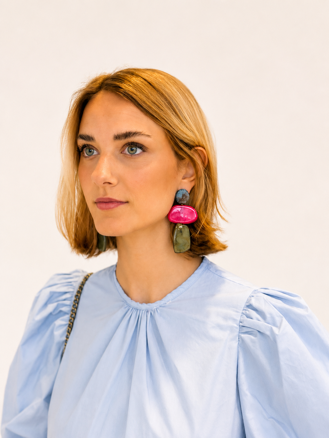 Pendientes Resina Turquesa