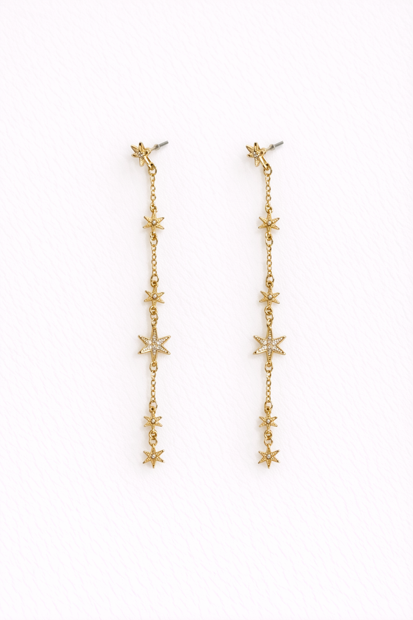 Pendientes Largos Estrellas