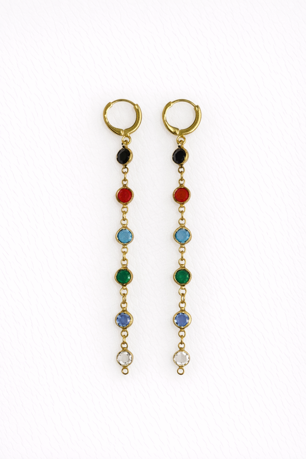 Pendientes Cristal Multicolor
