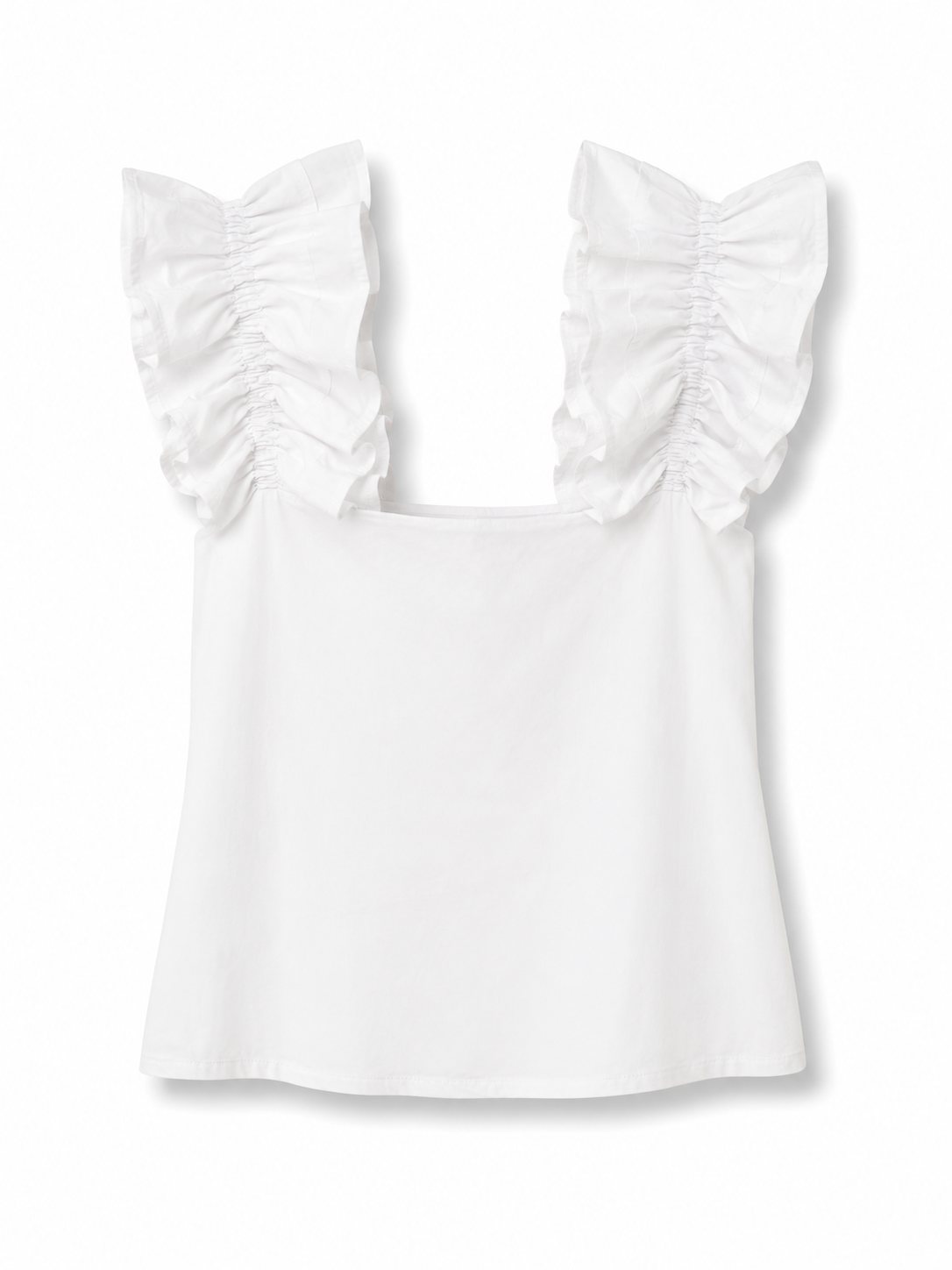 Top Algodón Tirantes Blanco